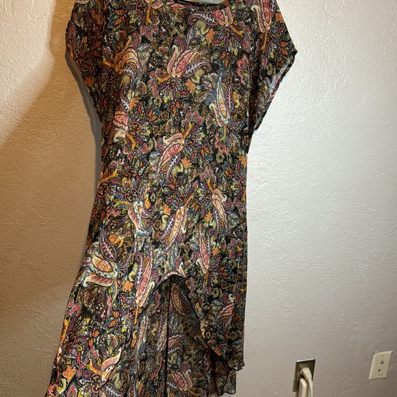 Colorful sheer long shirt - Picture 2 of 4